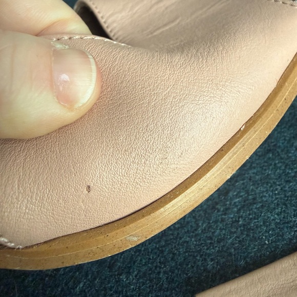 ALOHAS The Lille Leather Block Heels  in Peach Ankle Strap Nude Size EU38 - Picture 12 of 12